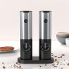 [Pick-Up Only] Electric Salt & Pepper Grinder Set,  USB-C Rechargeable with LED Light & Charging Dock, 5 Adjustable Coarseness Settings