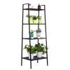 Widen 4 Tiers Bookshelf Black