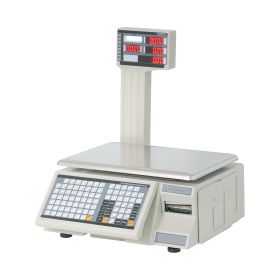 Electronic Price Computing Scale, 66 LB Digital Deli Weight Scales, LCD & LED Digital Commercial Food Fruit Meat Produce Counting Weight