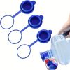 Professional Water Cooler Cap Set - 3-Piece Leakproof Replacement Lids for 3/5 Gallon Jugs (Fits Most 55mm Bottle Necks)