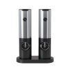 [Pick-Up Only] Electric Salt & Pepper Grinder Set,  USB-C Rechargeable with LED Light & Charging Dock, 5 Adjustable Coarseness Settings