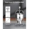 Donut Depositor, Large Capacity Manual Donuts Dropper, 304 Stainless Steel Commercial Batter Dispenser