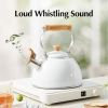 Tea Kettle, Tea Pot with Cool Touch Ergonomic Handle, Teapot Food Grade Stainless Steel, Tea Kettle Stovetop, Kettle Teapot, Whistling Tea Kettle