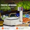Electronic Price Computing Scale, 66 LB Digital Deli Weight Scales, LCD & LED Digital Commercial Food Fruit Meat Produce Counting Weight