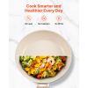 Frying Pan Skillet, Aluminum Egg Fry Pans, 3 Piece (8, 9.5, 11 in), Nonsitck Ceramic Heavy-Duty Skillets with Heat-Resistant Handle