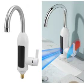 3000W Instant Water Heater Faucet 360 Degree Rotatable Water Pipe IPX4 ABS Tankless Stainless Steel Kitchen Heating Tap For Home