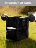 Reusable Grocery Bag on Wheels, Heavy Duty Rolling Shopping Tote with Handle